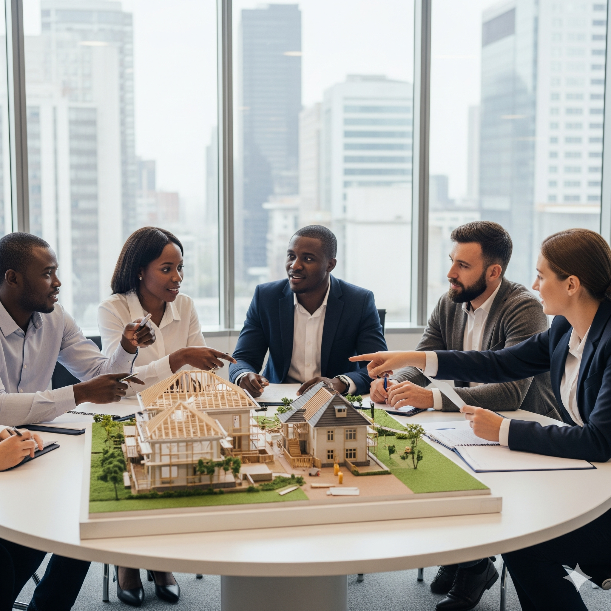 Notre équipe en réunion